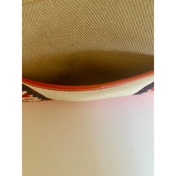 Tory Burch Patent Leather Canvas Tote Bag - Picture 12 of 16